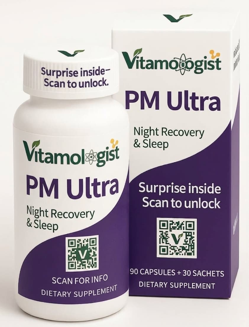 Vitamologist PM Ultra — العبوة والصندوق